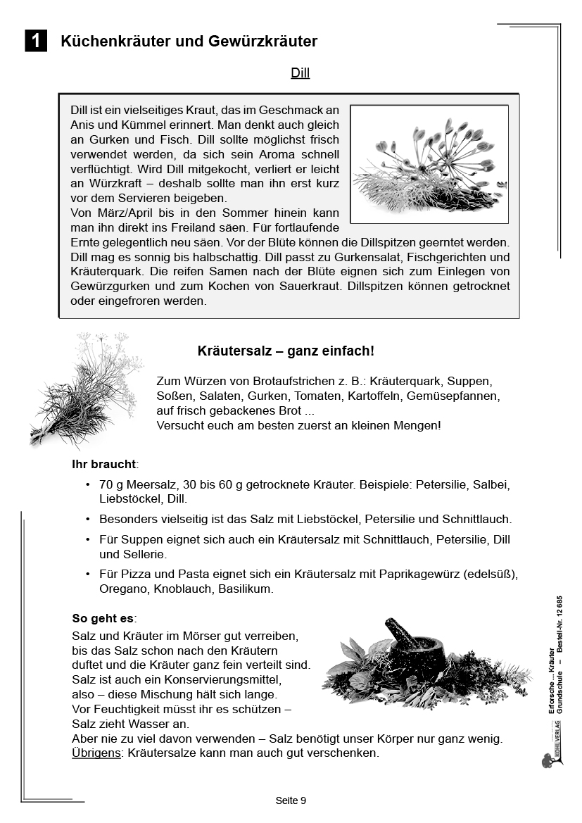 Erforsche ... Kräuter Erforsche ... Kräuter