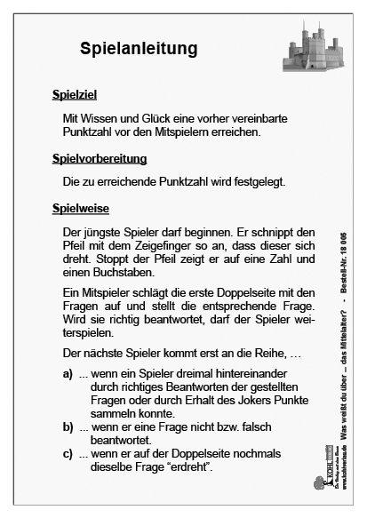 Was weißt du über ... das Mittelalter? Was weißt du über ... das Mittelalter?