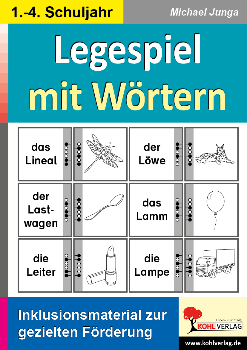 Legespiel mit Wörtern