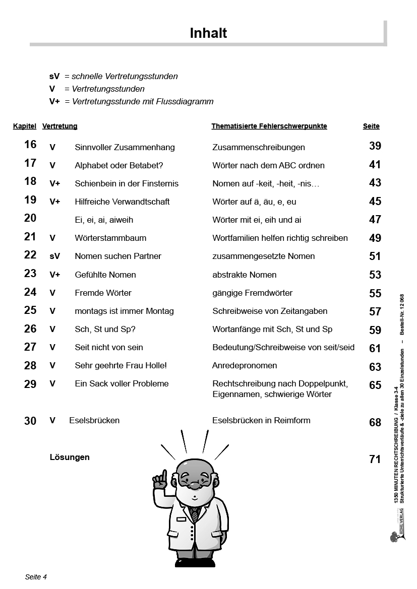 1350 Minuten Rechtschreibung / Klasse 3-4