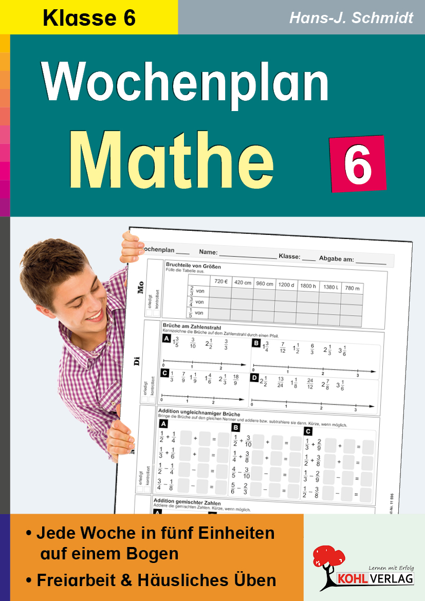 Wochenplan Mathe / Klasse 6