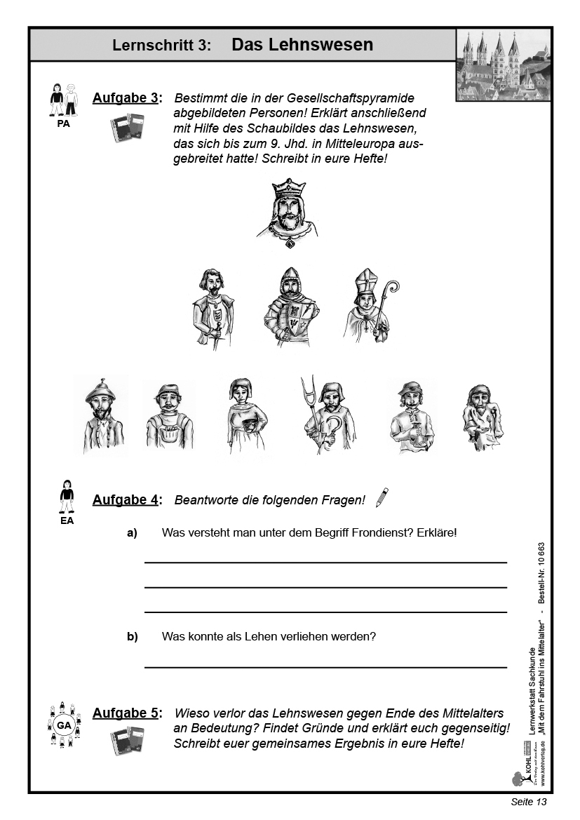 Lernwerkstatt Mittelalter Lernwerkstatt Mittelalter