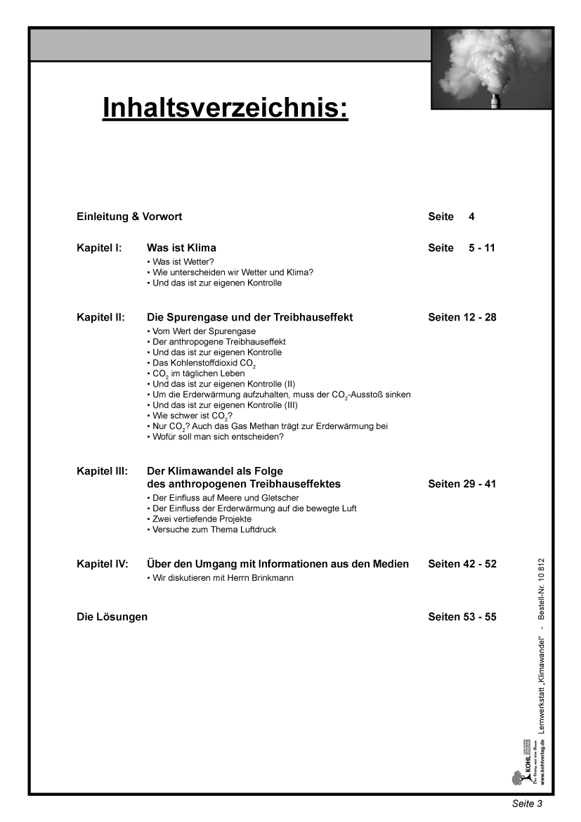 Lernwerkstatt Klimawandel Lernwerkstatt Klimawandel