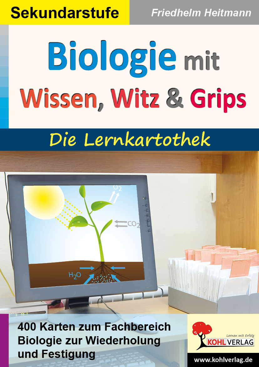 Biologie mit Wissen, Witz & Grips  -  Die Lernkarthothek
