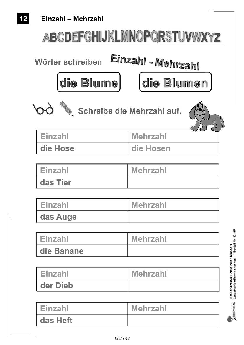 Intensivtrainer Schreiben / Klasse 1