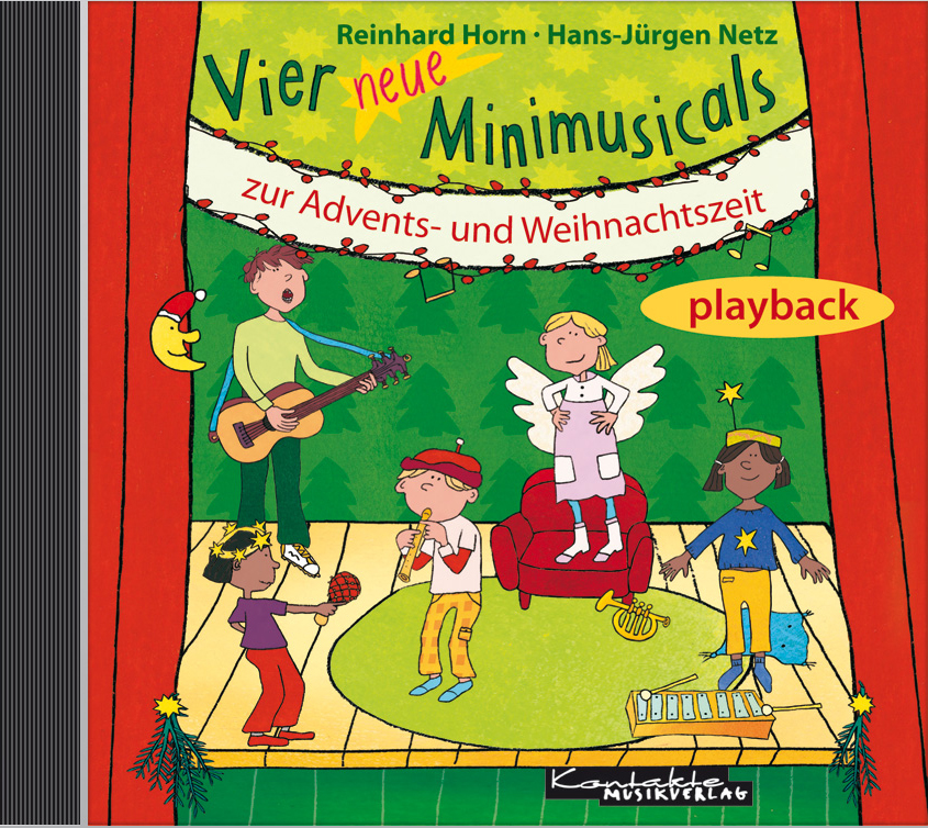 Vier neue Minimusicals zur Advents- & Weihnachtszeit / Playback-CD