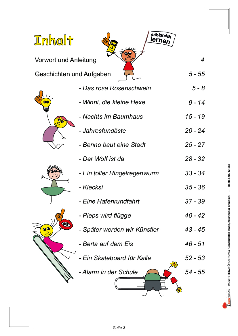 Kompetenzförderung Geschichten lesen, zeichnen & anmalen