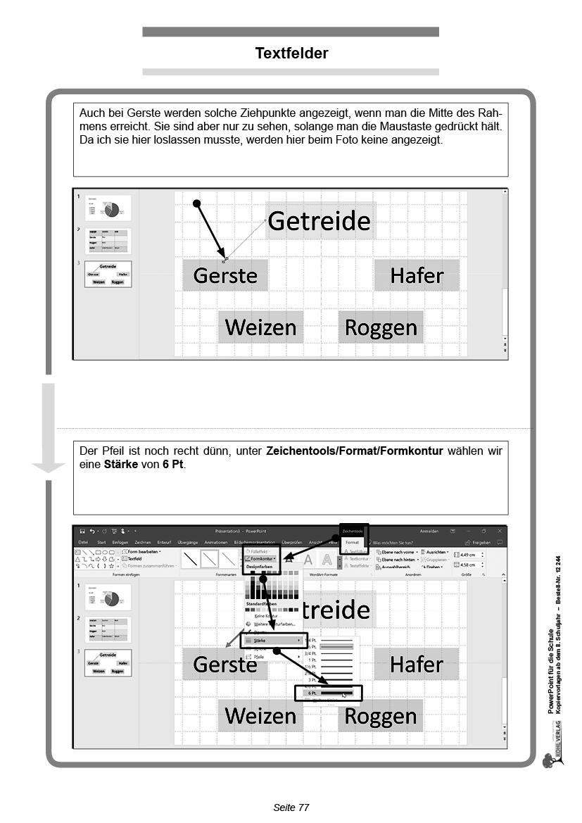 PowerPoint für die Schule