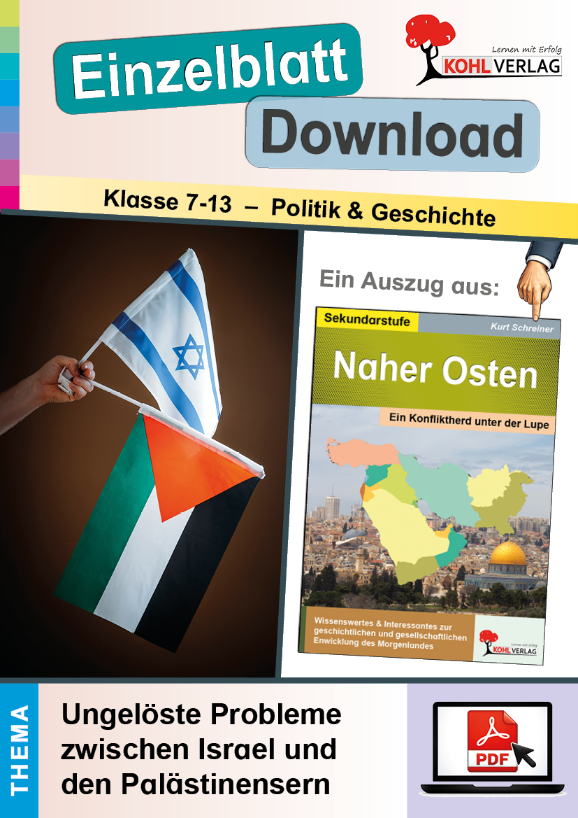 Naher Osten / Ungelöste Probleme zwischen Israel und den Palästinensern
