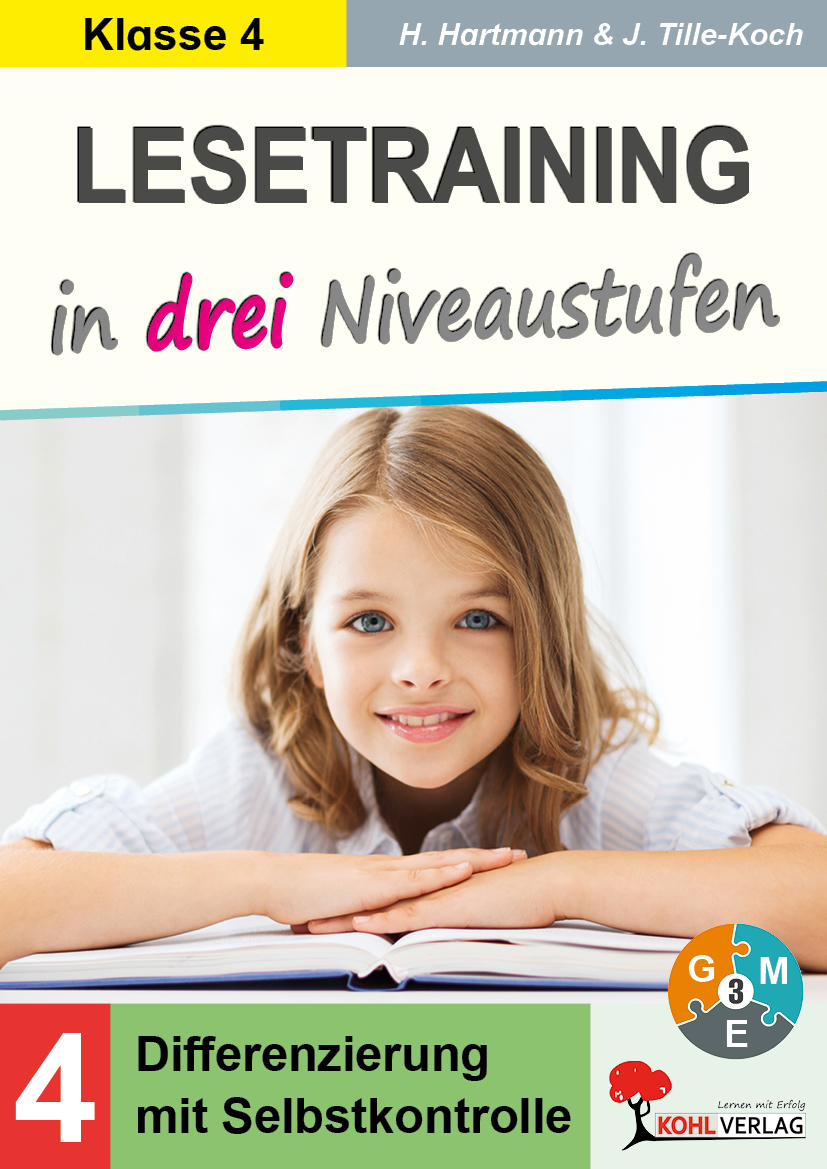 Lesetraining in drei Niveaustufen / Klasse 4