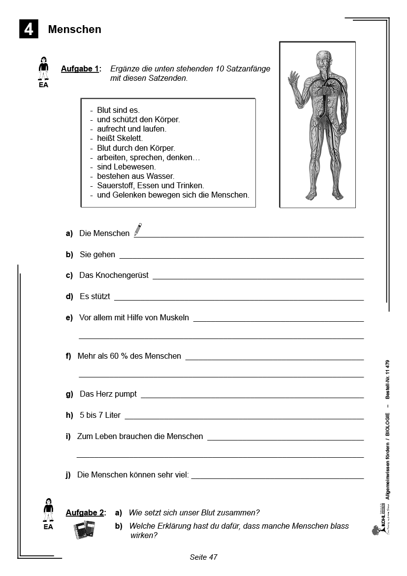 Allgemeinwissen fördern BIOLOGIE Allgemeinwissen fördern BIOLOGIE