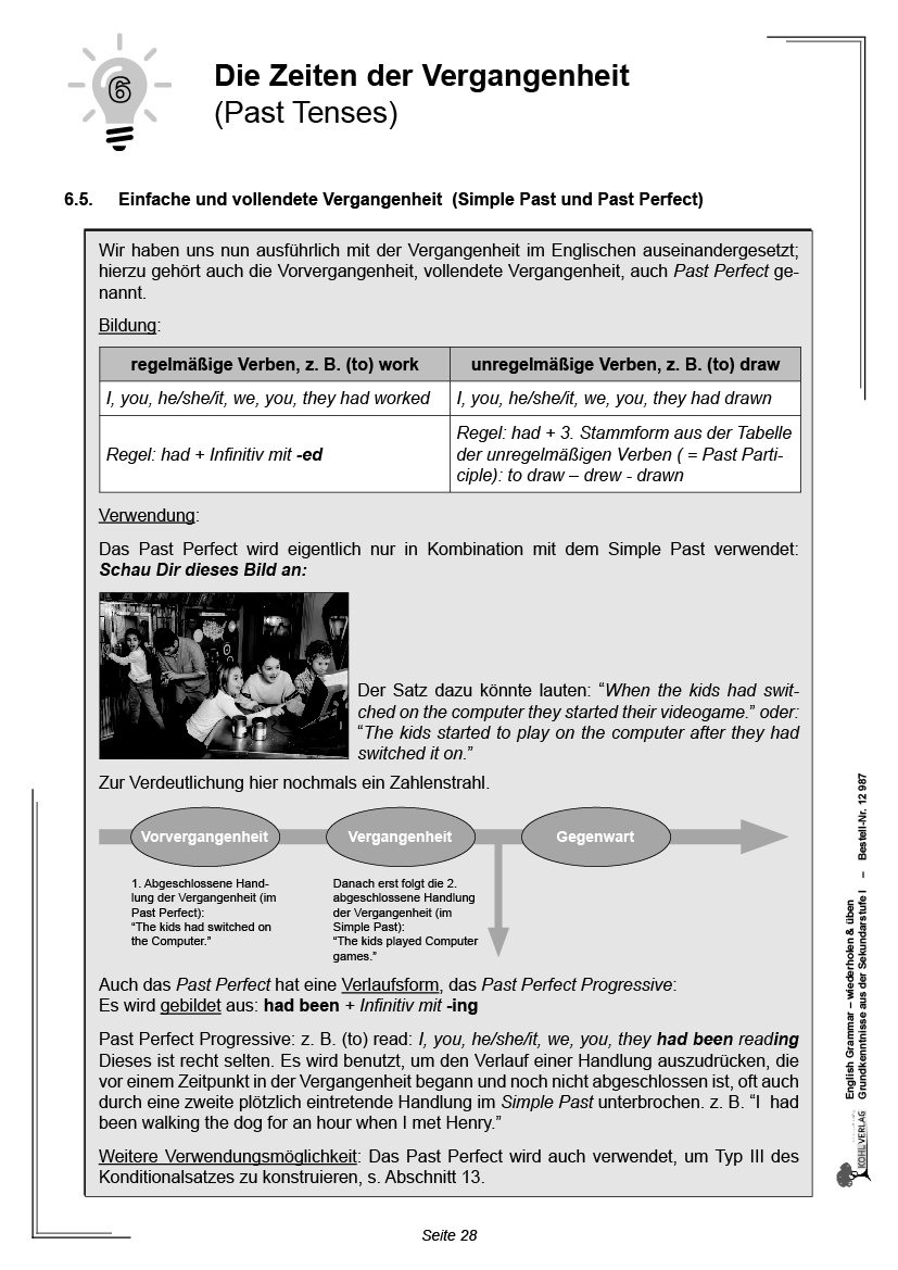 English Grammar wiederholen & üben / Band 1