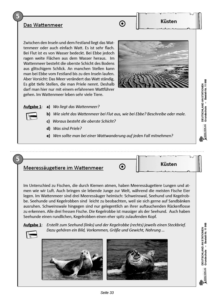 Deutschland an Stationen / Grundschule