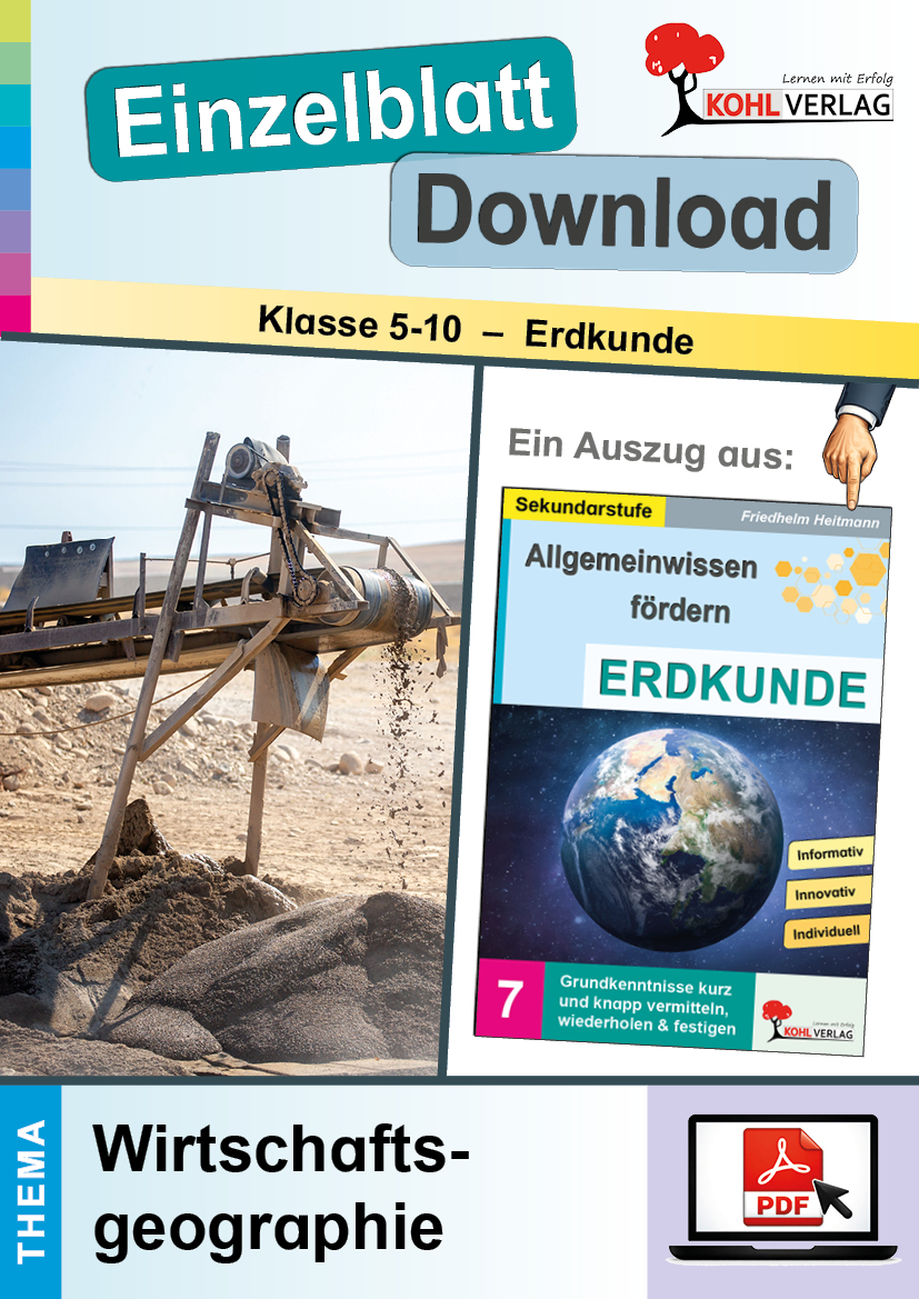 Allgemeinwissen fördern ERDKUNDE / Wirtschaftsgeographie