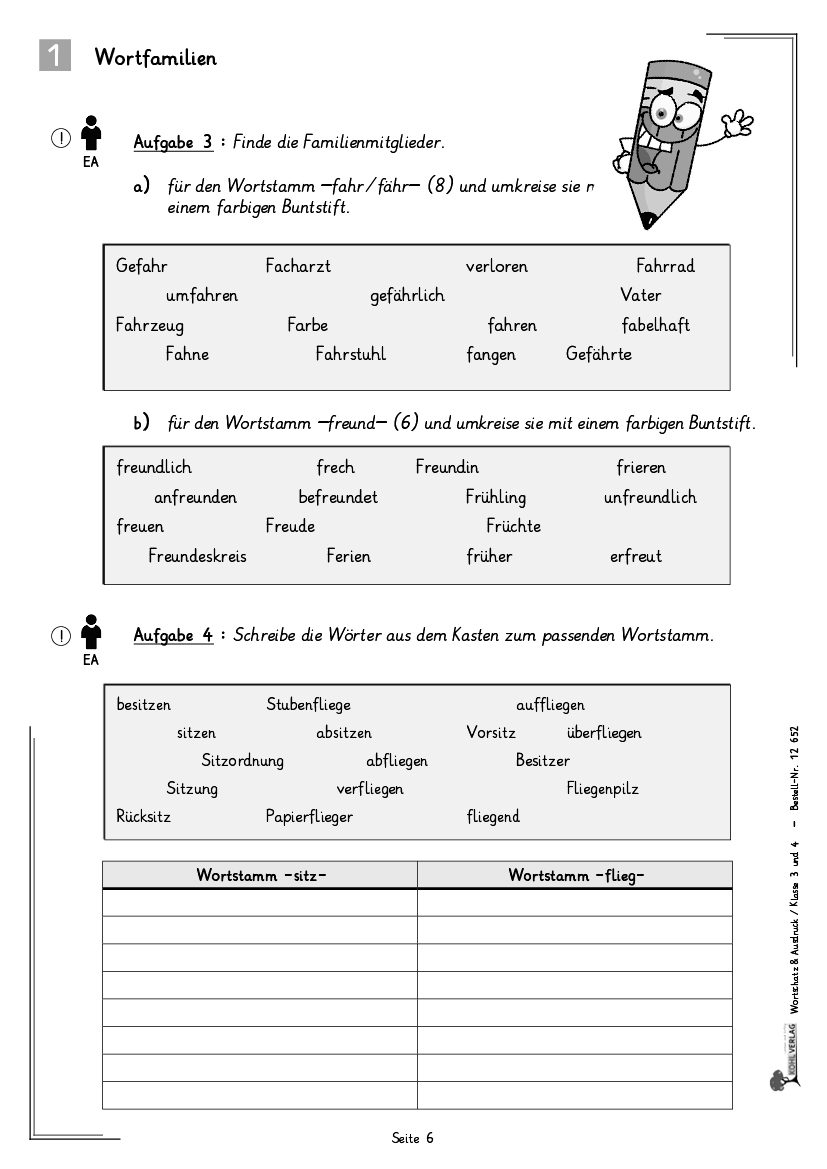 Wortschatz & Ausdruck / Klasse 3-4