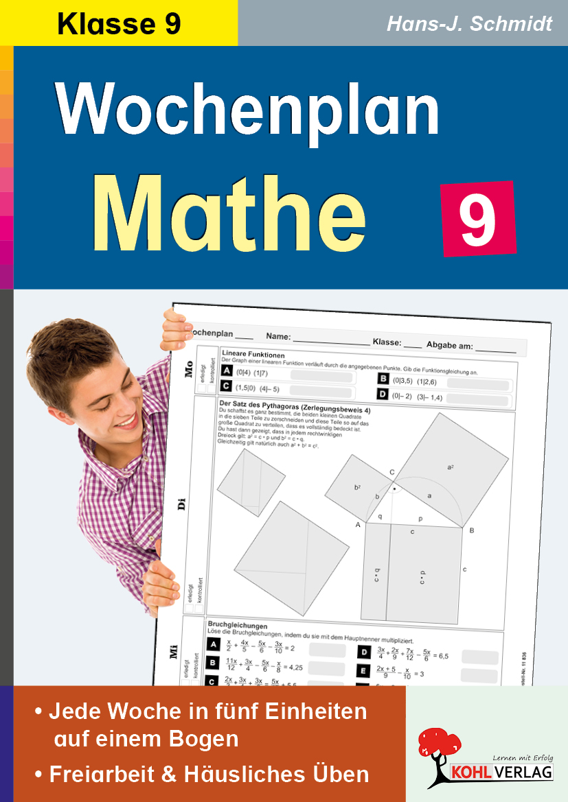 Wochenplan Mathe / Klasse 9 Wochenplan Mathe / Klasse 9