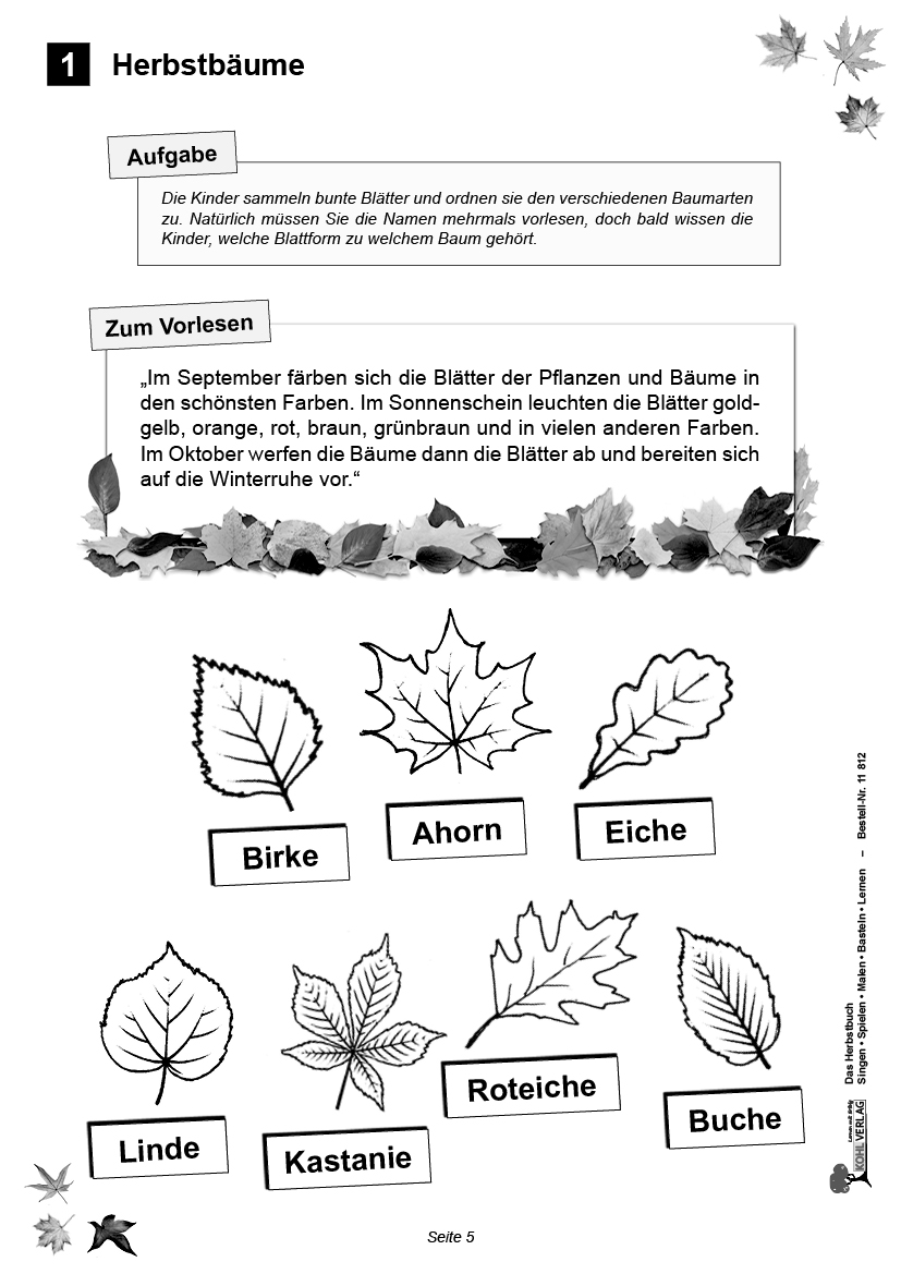 Das HERBSTBUCH