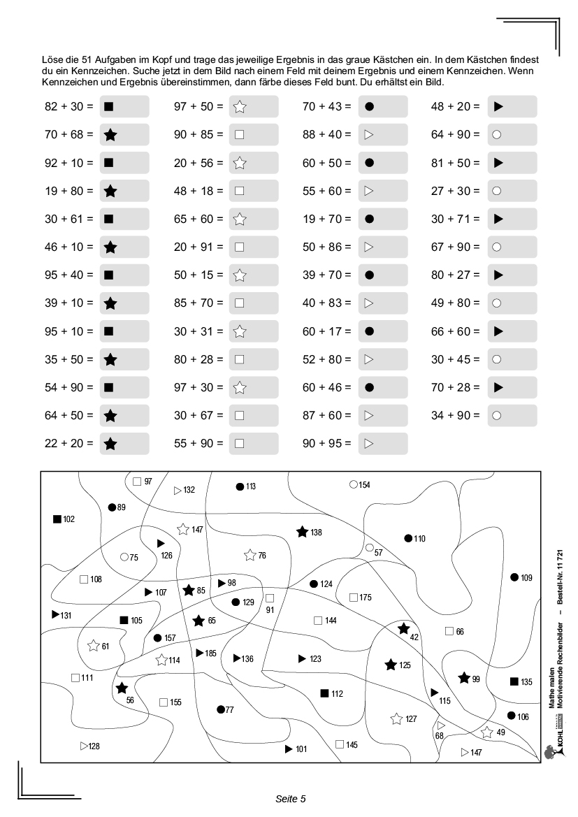 Mathe malen - Motivierende Rechenbilder