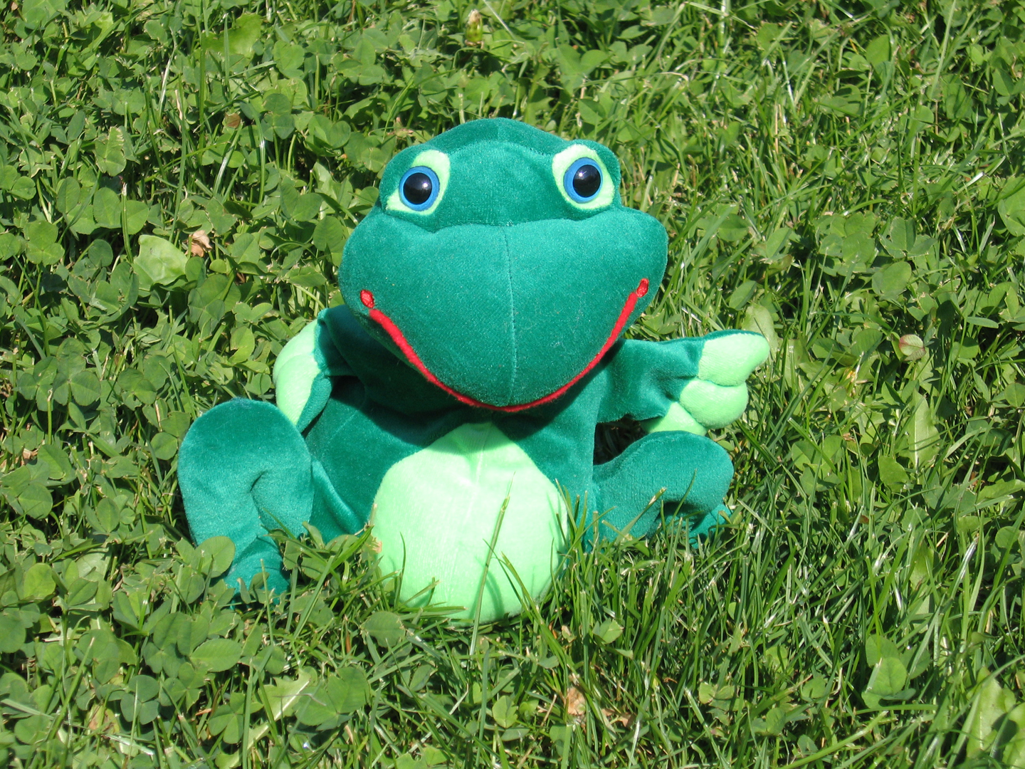 Handspieltier 'Frosch'