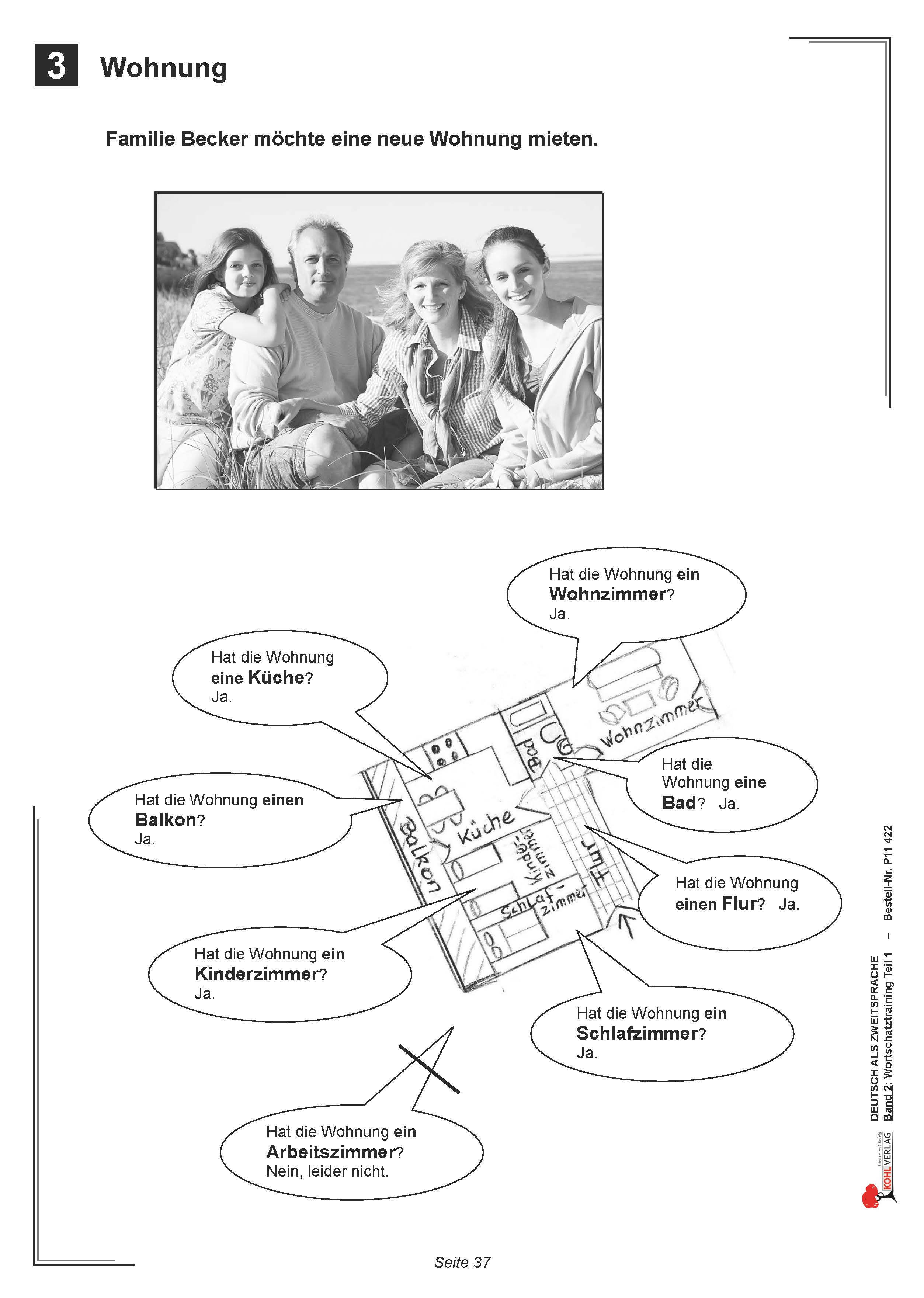 Deutsch als Zweitsprache: Wohnung