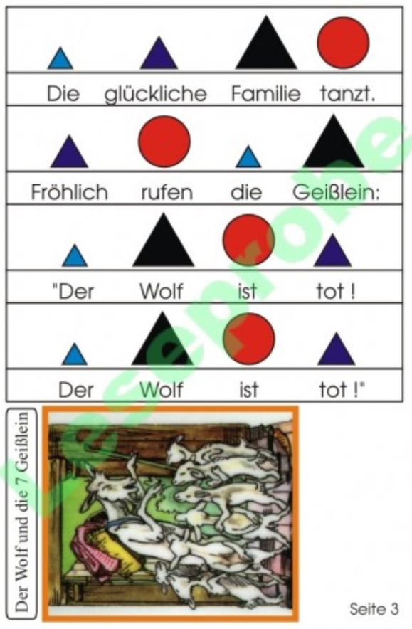 Wortartenmärchen - Der Wolf und die 7 Geißlein