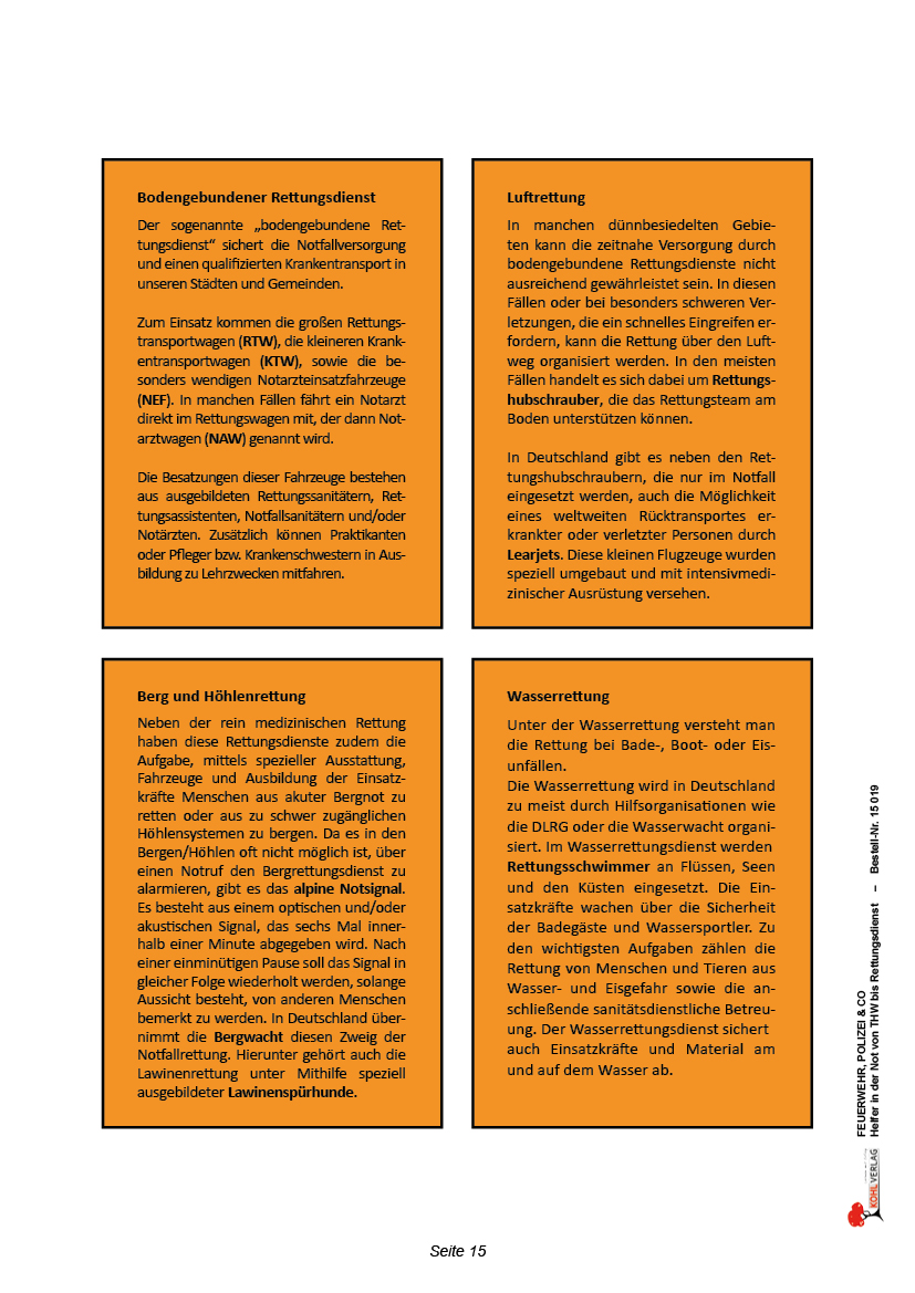 Feuerwehr, Polizei & Co Feuerwehr, Polizei & Co