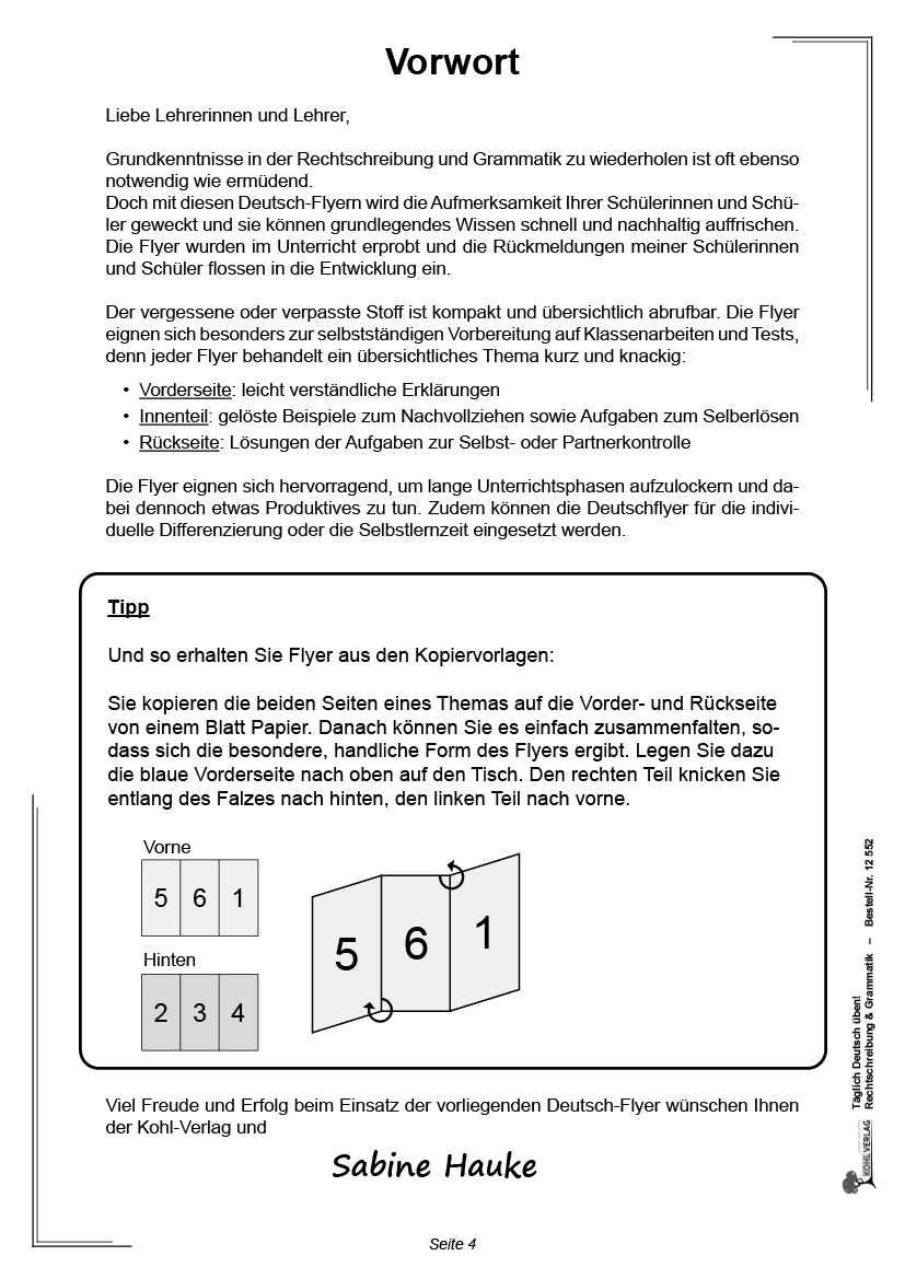 Täglich Deutsch üben!