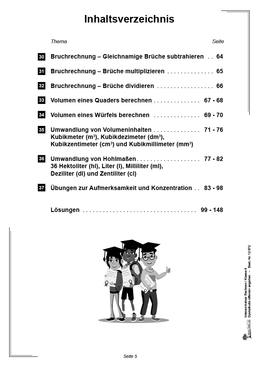 Intensivtrainer Rechnen / Klasse 6