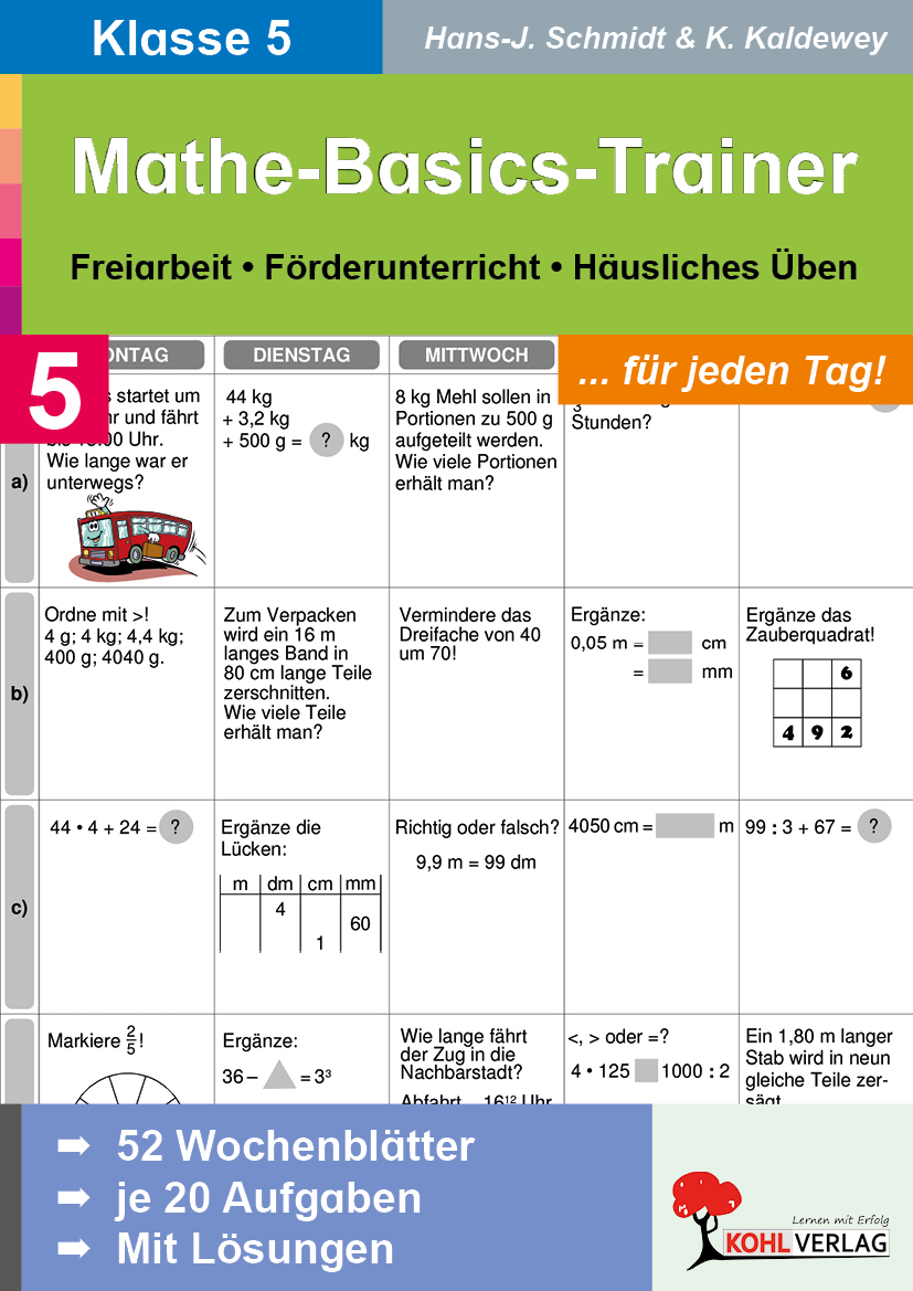 Mathe-Basics-Trainer / Klasse 5
