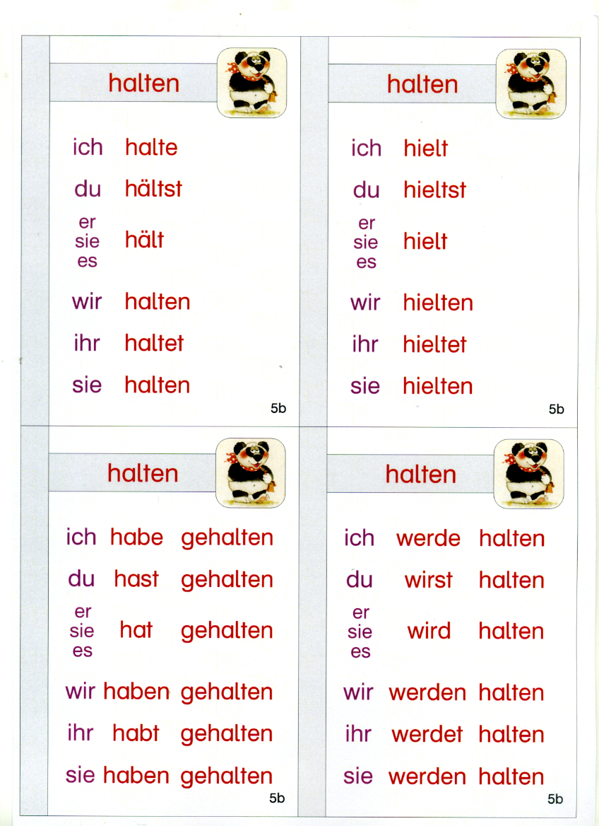 Verbenstammbaum Verbenstammbaum