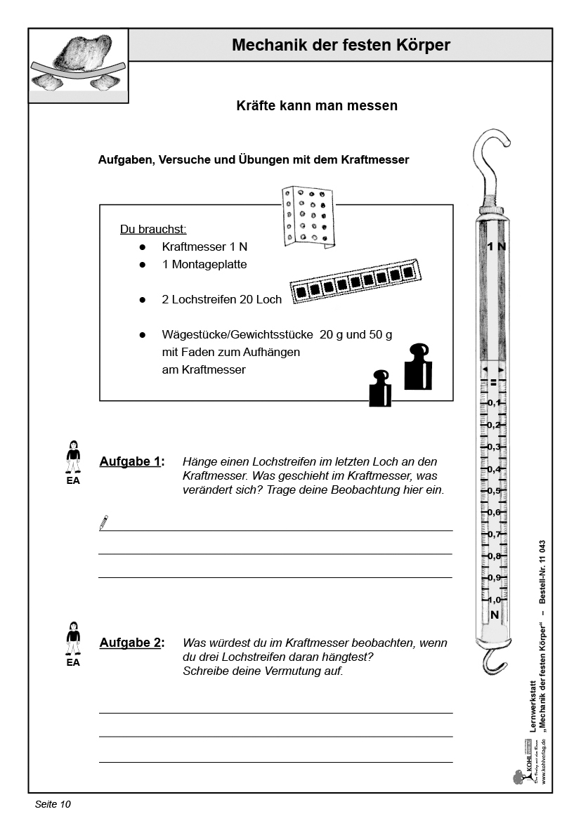 Lernwerkstatt Mechanik der festen Körper