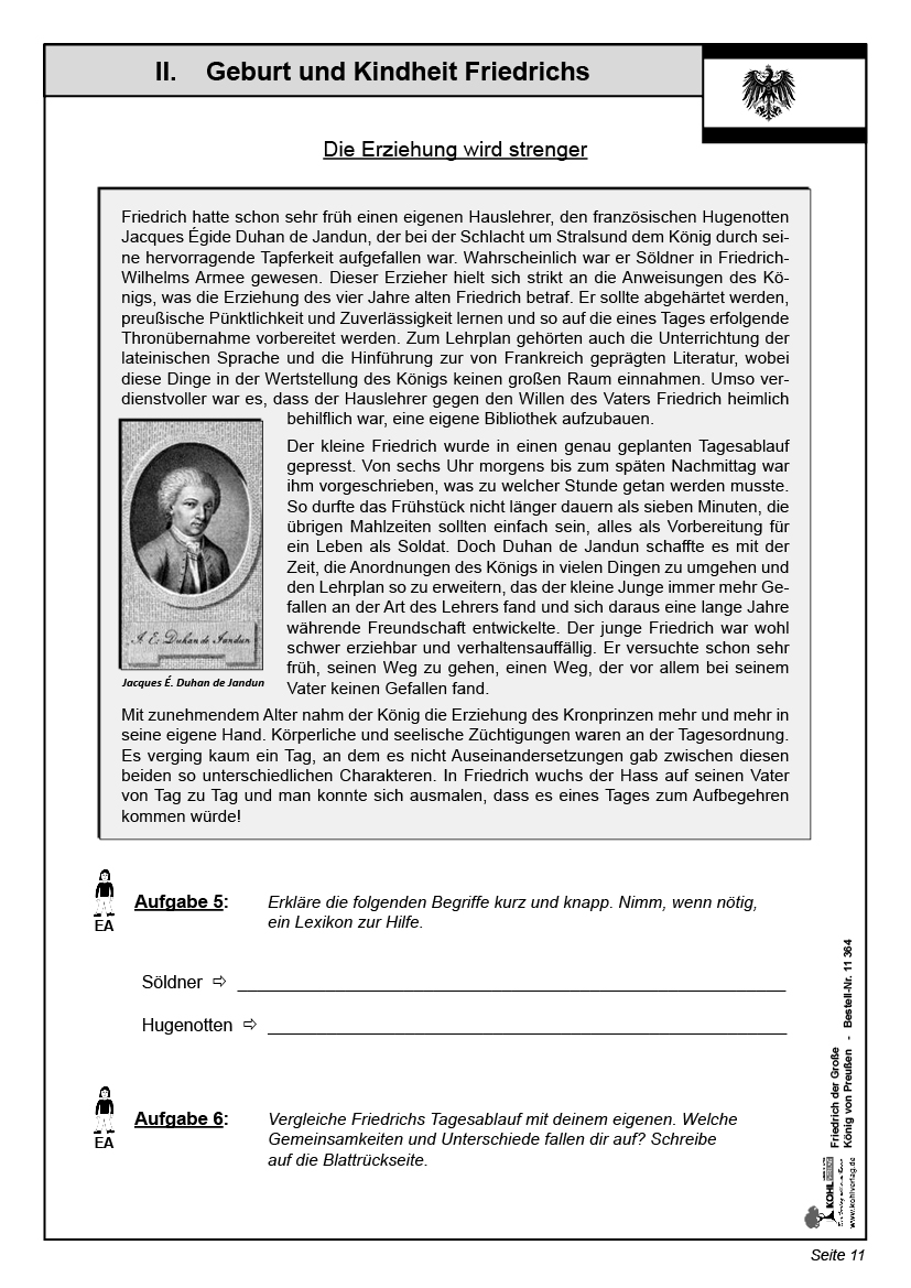 Lernwerkstatt Friedrich der Große Lernwerkstatt Friedrich der Große
