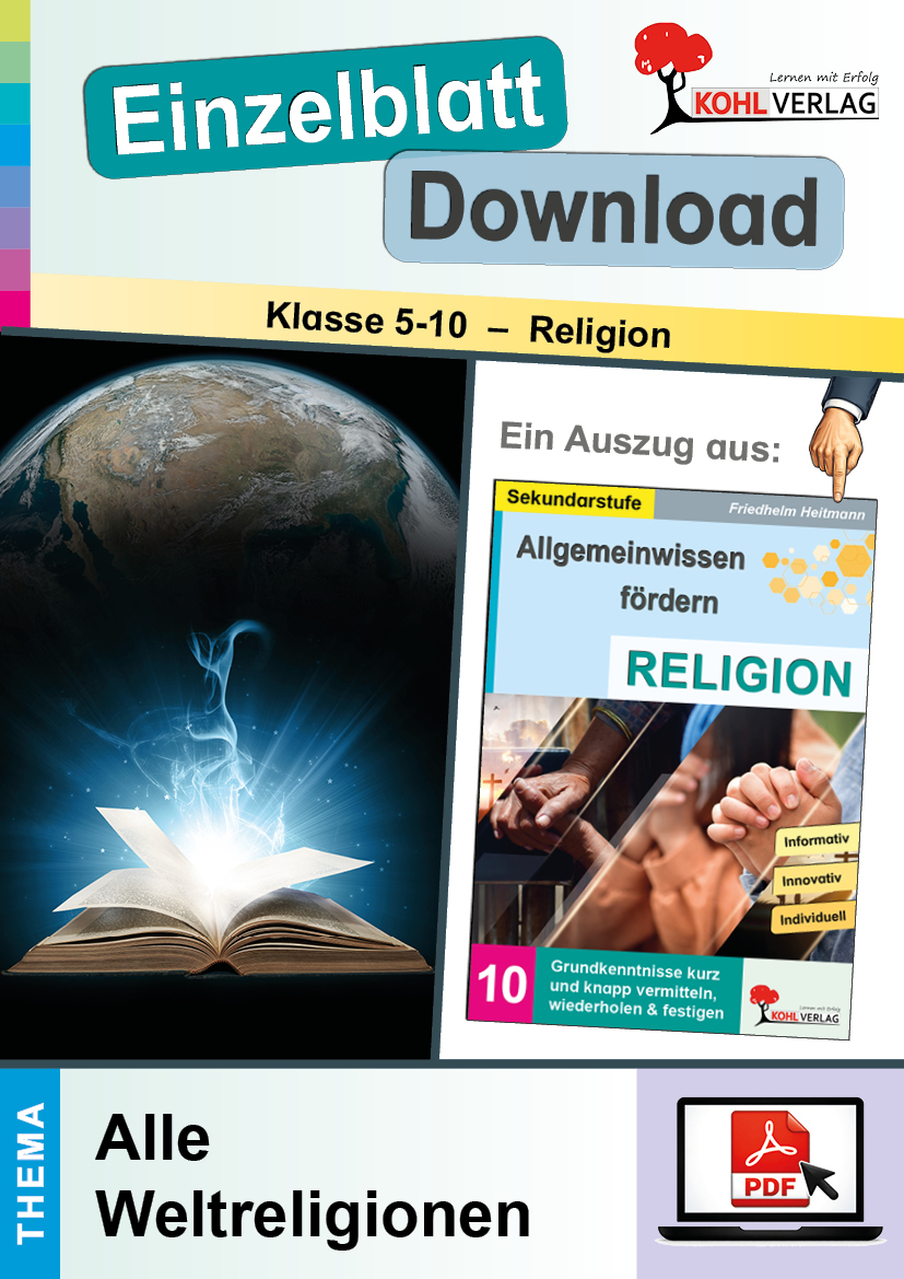 Allgemeinwissen fördern RELIGION / Alle Weltreligionen
