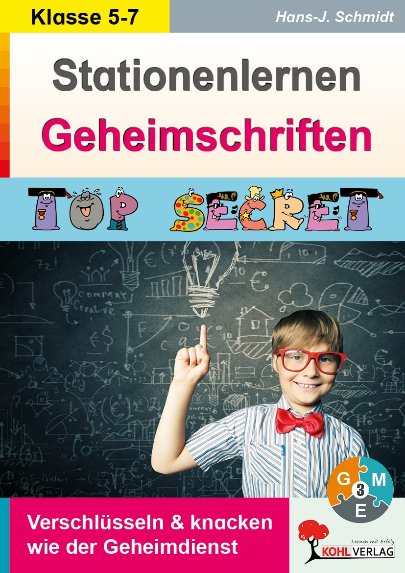 Stationenlernen Geheimschriften - TOP SECRET