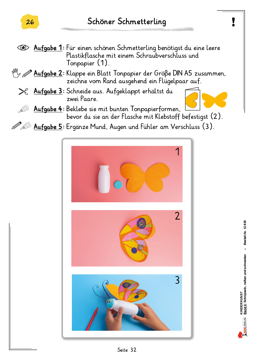 Kinderkunst / Band 4: Schnipseln, reißen & schneiden