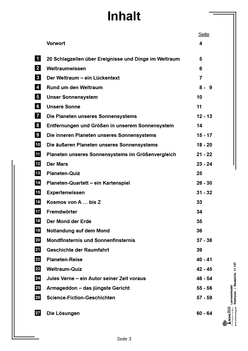 Lernwerkstatt Weltraum