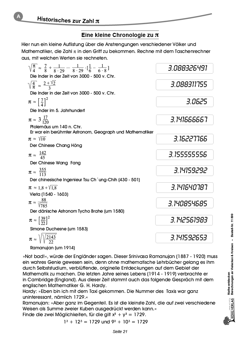 Mathe entdecken