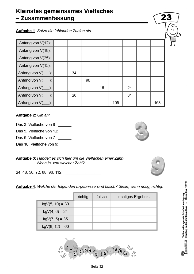 Teilbarkeitsregeln & Primfaktorzerlegung