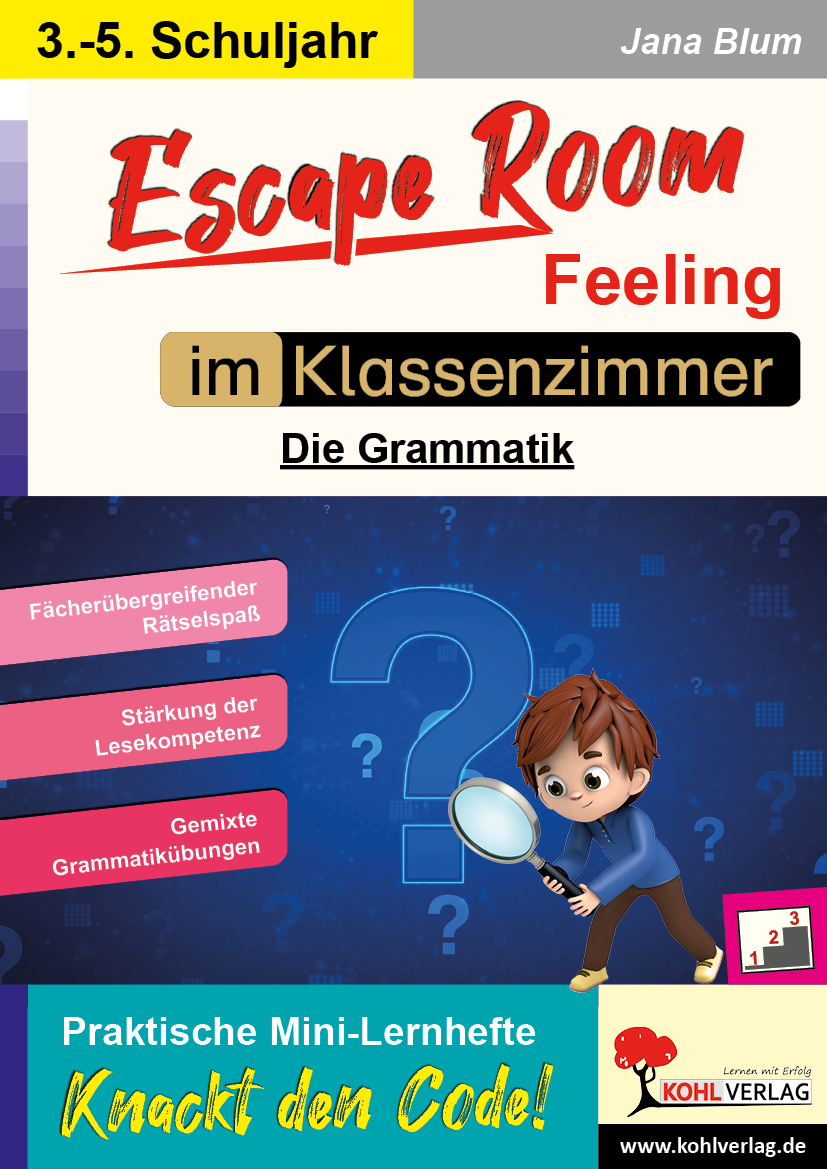 Escape Room Feeling ... im Klassenzimmer / Die Grammatik