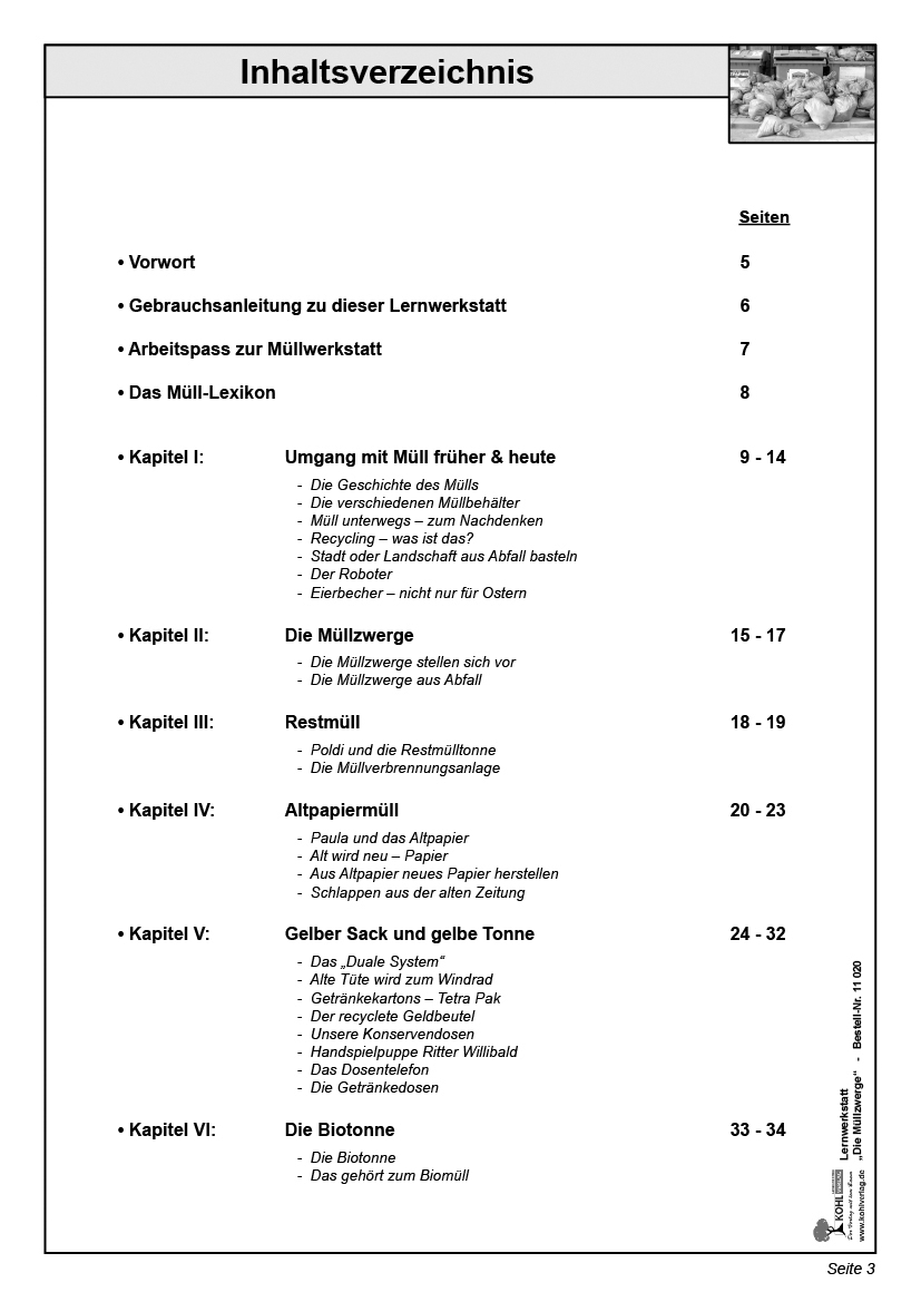 Lernwerkstatt Die Müllzwerge