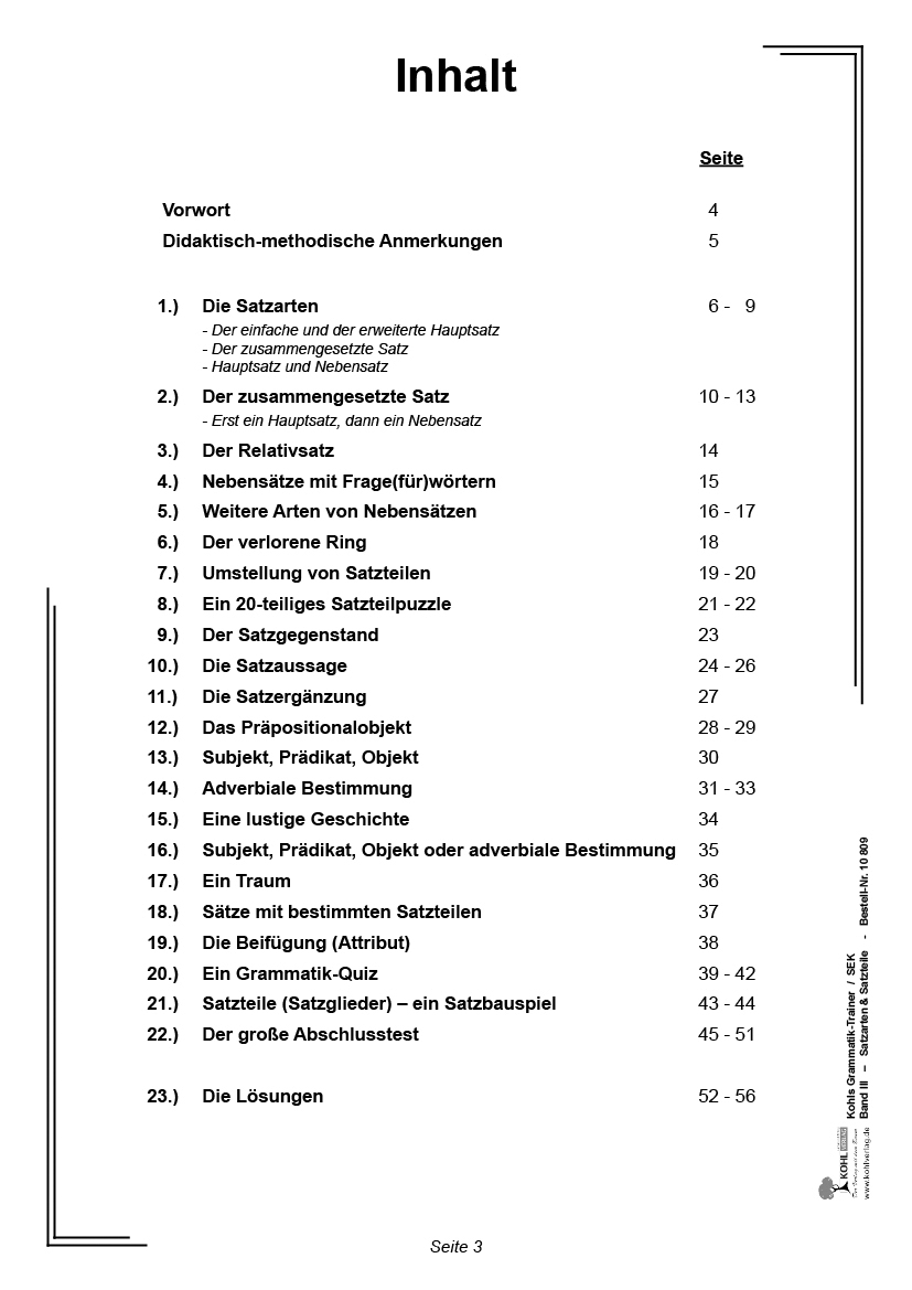 Grammatik-Trainer III