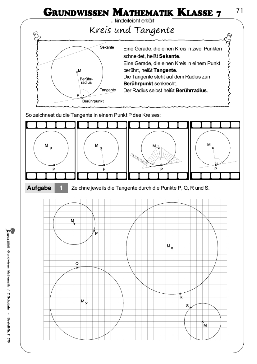 Grundwissen Mathematik / Klasse 7