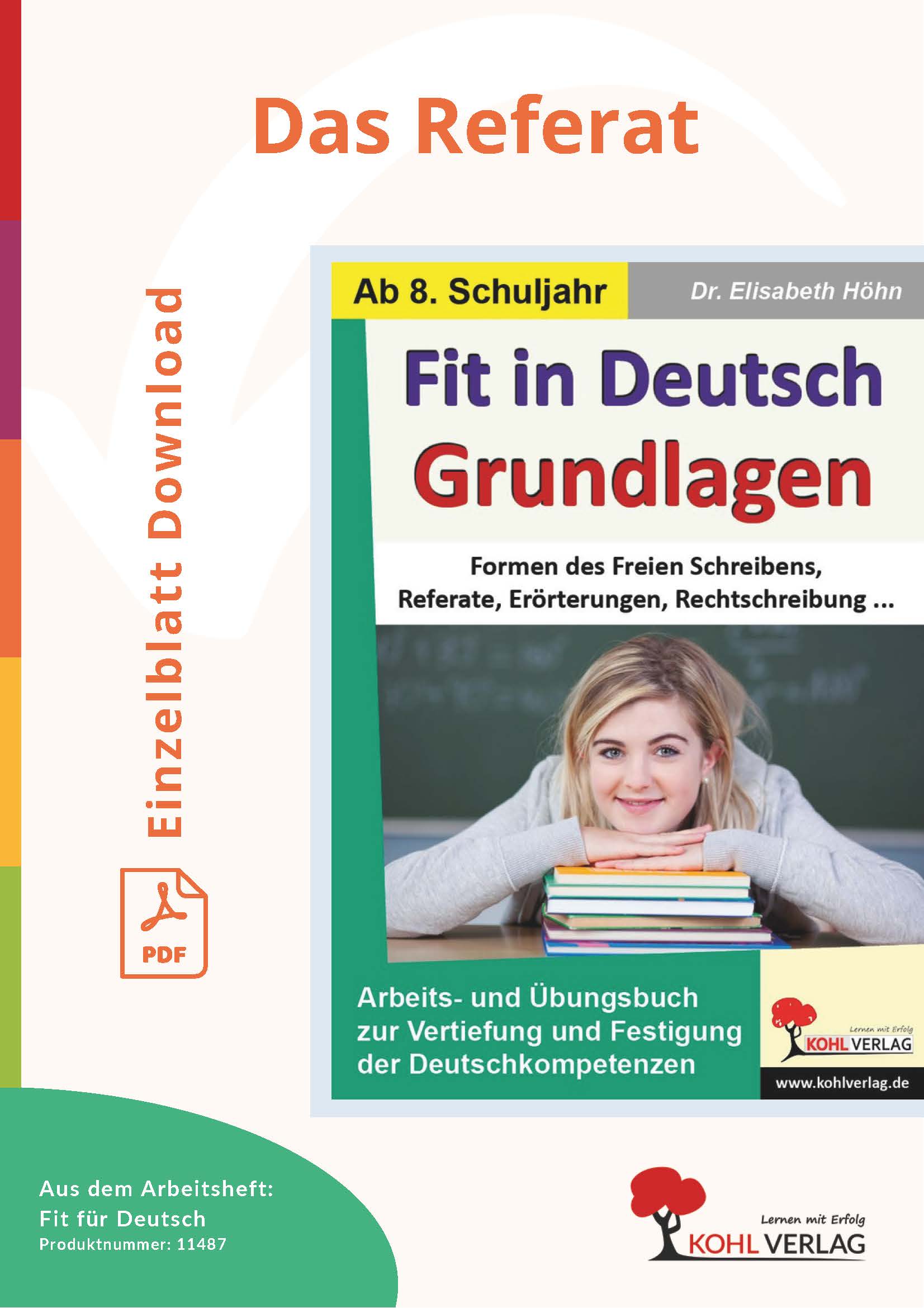 Fit in Deutsch - Grundlagen: Das Referat Fit in Deutsch - Grundlagen: Das Referat