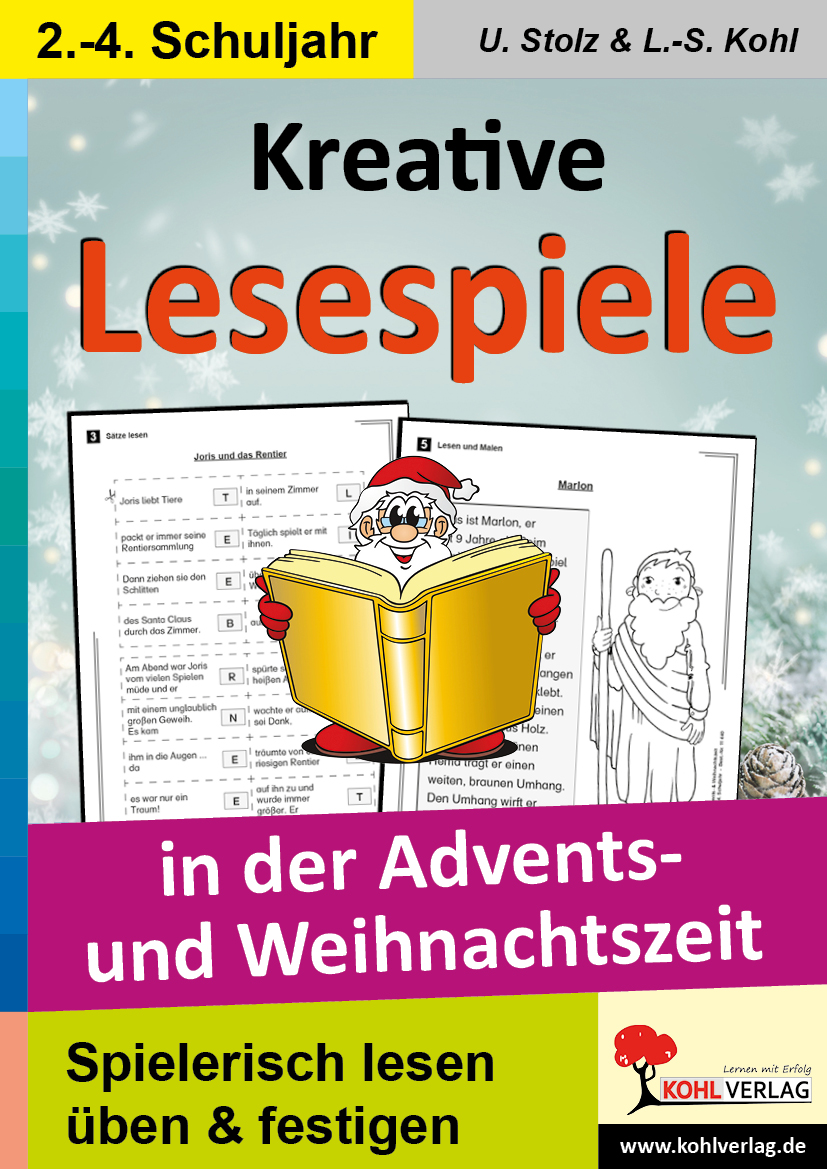 Kreative Lesespiele in der Advents- und Weihnachtszeit