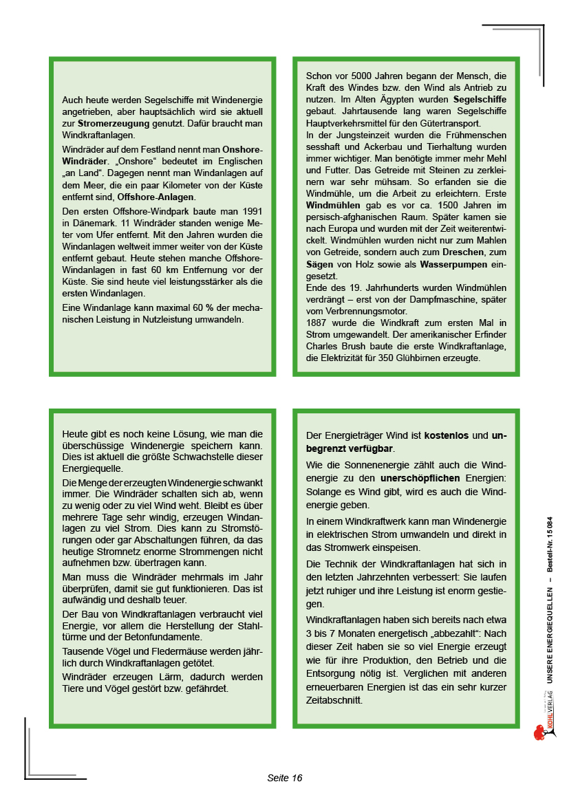 Unsere Energiequellen Unsere Energiequellen