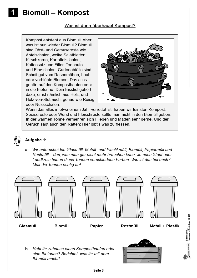 Erforsche ... den Kompost