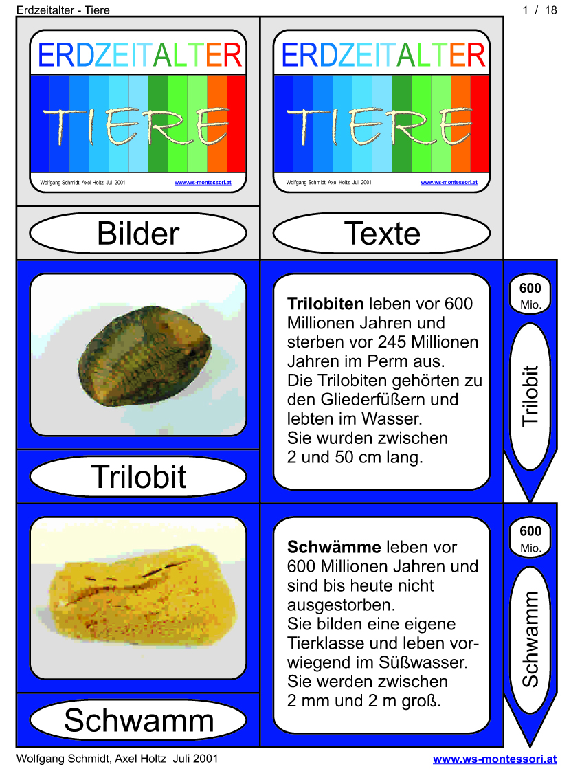 Erdzeitalter - Die Geschichte der Erde