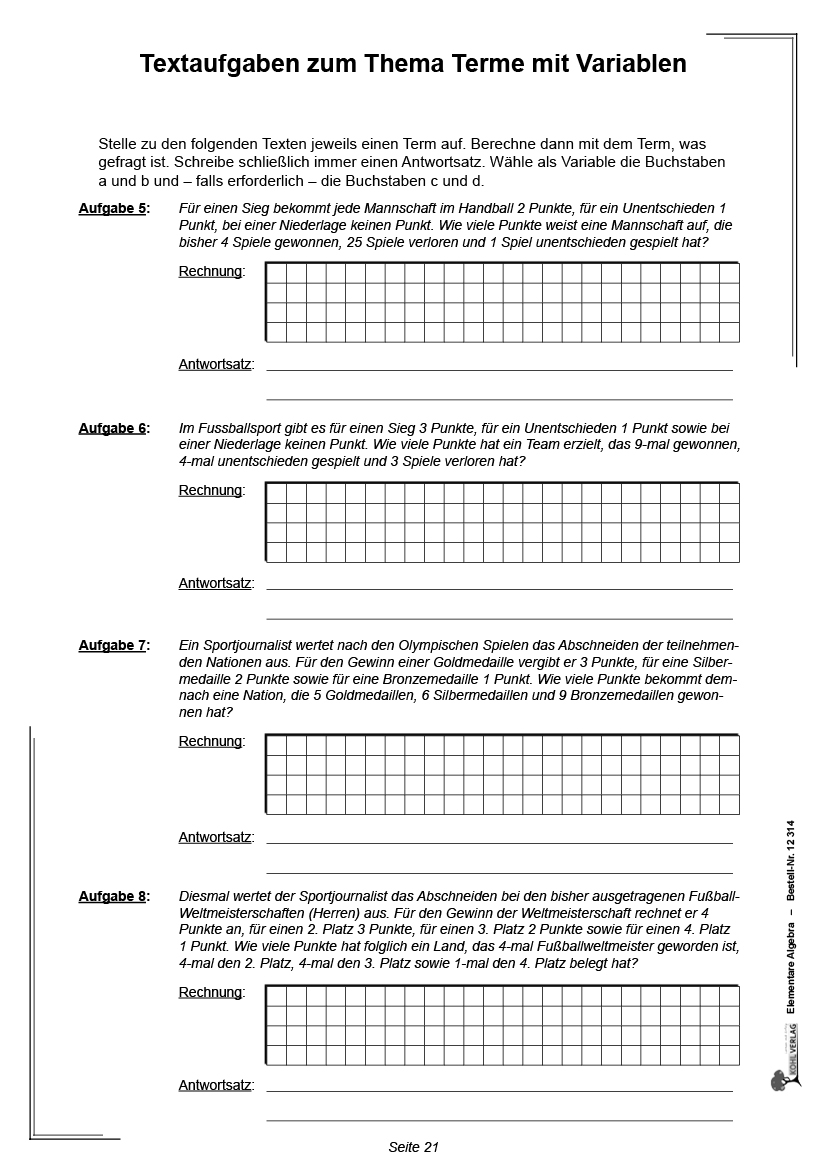 Elementare Algebra