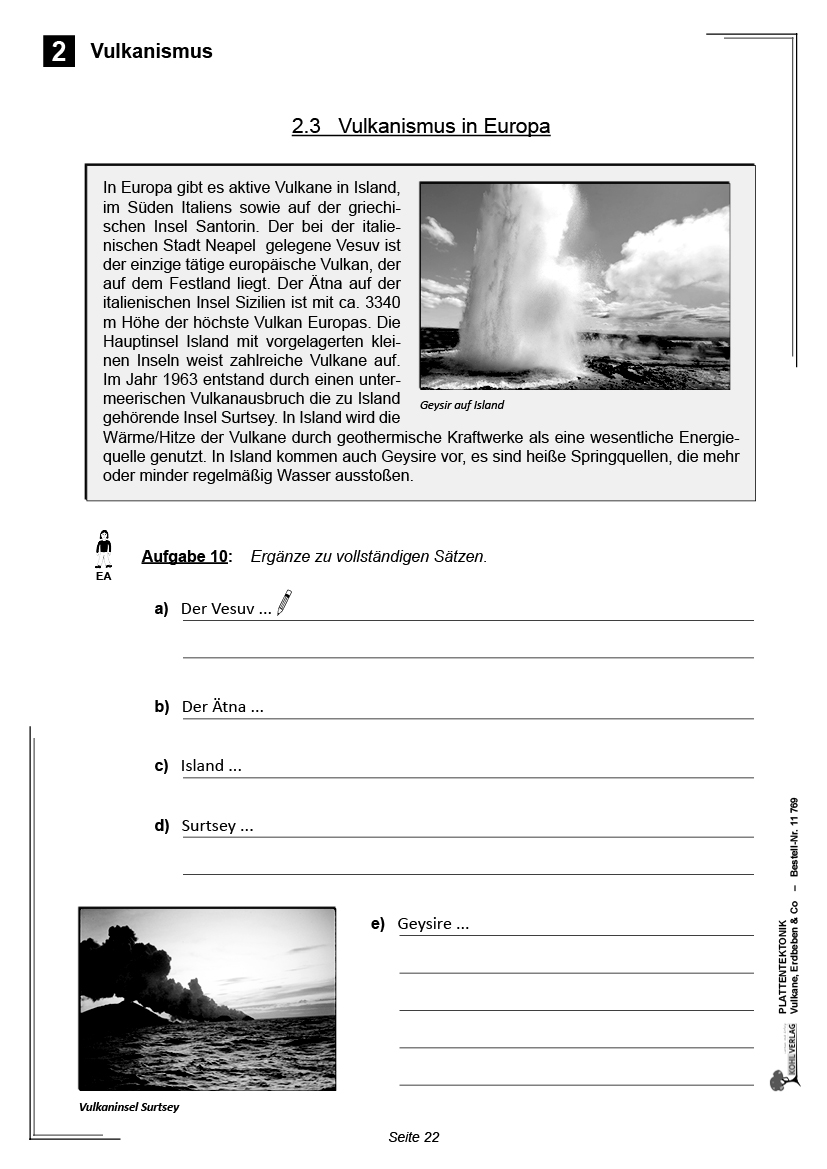 Plattentektonik - Vulkane, Erdbeben & Co