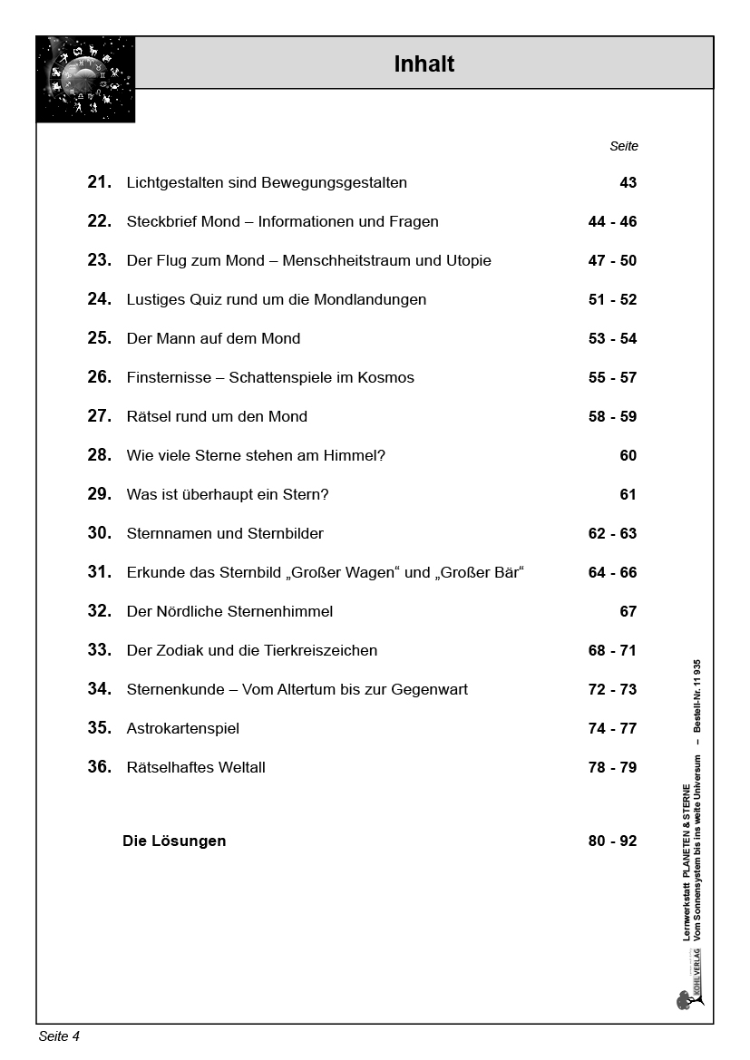 Lernwerkstatt Planeten & Sterne